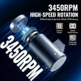 thumbnail image 3 of VEVOR Motor electrico 2HP 3450 rpm, AC 230V/460V, marco 56C, motor compresor de aire trifásico, eje con llave de 5/8", rotación CW/CCW para maquinaria agrícola y equipo general, 3 of 9