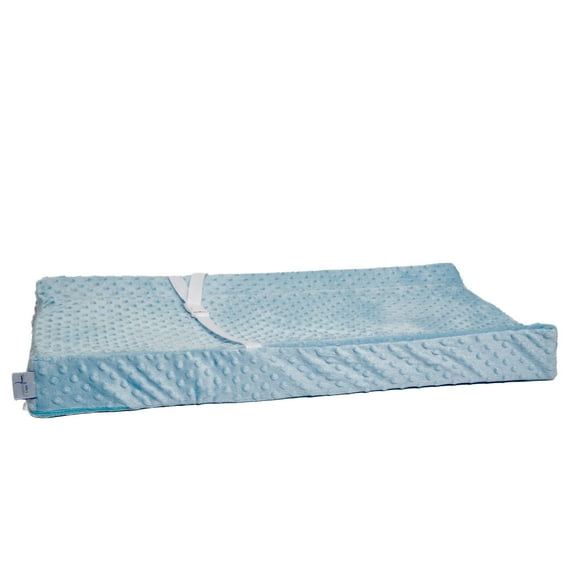 Colchón Cambiador de pañales Memory Foam Funda Lavable azul