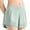 Green, variant on Women's Loose Workout Running Shorts 2 in 1 Quick Dry Gym Athletic Short