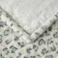 thumbnail image 5 of Beautyrest Zuri 50x70" Modern Faux Fur Fabric Heated Throw in Gray/White, 5 of 9