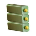 thumbnail image 3 of Caja de almacenamiento de pared para escritorio, organizador, resistente al polvo, multiusos, apilable Verde, 3 of 9