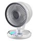 thumbnail image 2 of RKSTN portable fan Small Desktop Fan, 3-speed Strong Airflow, Quiet Small Desktop Fan, Can Be Timed, Changeable-color Light, For Home Office And Bedroom Interior, 2 of 9