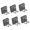 Gray, variant on Damage Release Adhesive Hook Strong Hold Bathroom Storage Plastic Hook for Wet Towels Toothbrush Cup Organizing