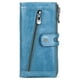 thumbnail image 2 of Minnieouse Cartera de cuero para mujer, carpeta de fotos Rectangular de repuesto, compartimento para efectivo, monedero elegante, Notecase, regalo Carteras Azul claro, 2 of 6