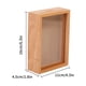 thumbnail image 2 of Álbum de madera creativo multifuncional para niños, álbum de madera de 6 y 7 pulgadas, álbum familiar de hierro, marco de fotos de PVC, álbum multifuncional., 2 of 8