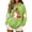12#Mint Green, variant on Women's Halloween Pullover Hoodies Oversized Funny Cute Print Sweatshirt with Pocket Lightweight Casual Long Sleeve Tops
