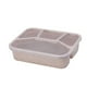thumbnail image 3 of Xihbxyly Juego de Lonchera Reutilizable de 4 Compartimentos, Bandeja Apta para Microondas y Congelador, Apilable y Apta para Lavavajillas, Ideal para Preparar Comidas y Llevar, Ideal para Familias., 3 of 3