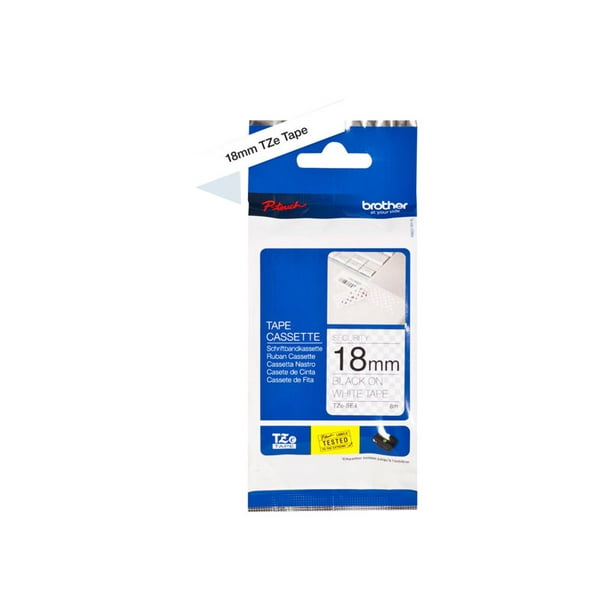 Brother PTouch TZ Security Tape Cartridge for PTouch Labelers, 3/4"w