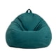thumbnail image 3 of Sillón puff sin relleno, puf gigante relleno, sofá cama, puf de lino grueso con flocado, asiento otomano, puf, muebles de salón, 3 of 5