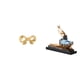 thumbnail image 1 of Tirador de latón con forma de lazo para muebles, tirador para armario con estatua de bailarina de ballet, tirador para cajón o armario, material de re, 1 of 8