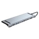 thumbnail image 4 of Concentrador USB con múltiples interfaces, fácil de usar, multifuncional, con puerto PD de 100 W. 12 puertos, 4 of 9