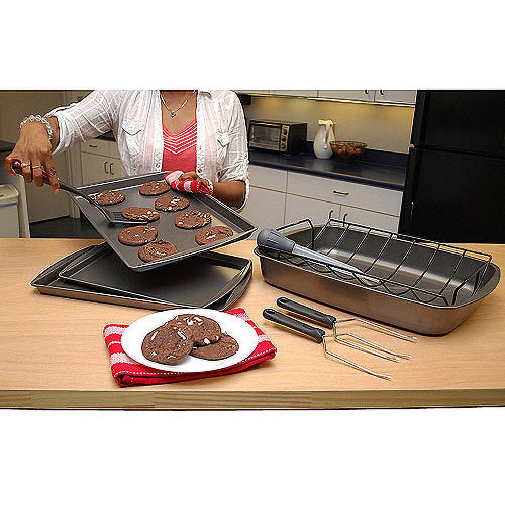 Bakereze Non-stick Roasting Pan With Bon - image 4 of 5