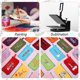 thumbnail image 4 of LMHF 60 Pieces Canvas Makeup Bags Bulk Cute Travel Cosmetic Bags Makeup Pouch Multipurpose Blank Small Toiletry Bag DIY with Zipper for Travel Women Teens,15 Colors(9.8 x 5 x 2 Inch), 4 of 5