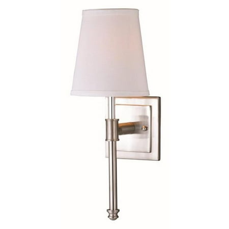 

1 Light Ritz Satin Nickel Vanity
