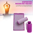 thumbnail image 1 of Cojín masajeador de acupresión almohada de masaje para cabeza cuello espalda Likrtyny y pies esterilla con puntas de rosa para Yoga masaje y relajación, 1 of 9