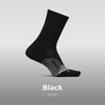 thumbnail image 6 of Feetures Elite Light Cushion Mini Crew Sock - Sport Sock with Targeted Compression - New Black, L (1 Pair), 6 of 8