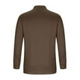 thumbnail image 6 of S-5X Plus Size Sweatshirts for Men Big & Tall Fleece Lined Long Sleeve Shirts with Zipper and Pocket Solid Color Thermal Mock Neck Sweatshirt Tops, 6 of 6