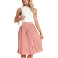 thumbnail image 3 of ZXIHZF Jupe Midi Plissée Fluide en Chiffon Classique pour Femmes, 3 of 7
