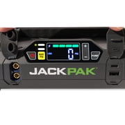JackPak 2500 Amp Portable 4-1 Jump Starter, Air Compressor, Flashlight & Charger, USB