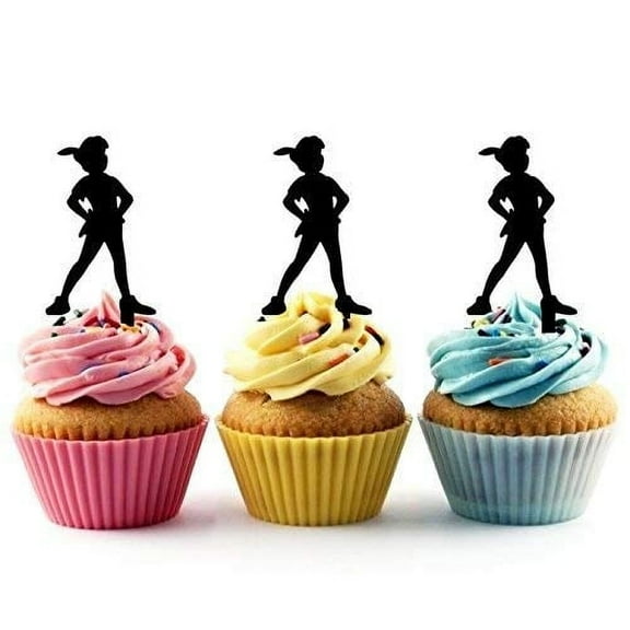 Whimsical Practicality's Peter Pan-Lost Boy Silhouette Acrylic Cupcake Toppers 12 pcs