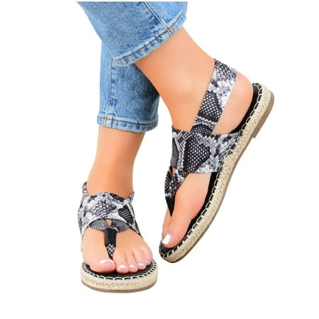 

Womens Roman Summer Ladies Slippers Flat Shoes Fashion Casual Beach Flip-Flops Sandals Summer Open Toe Slide Sandals Comfortable Flats Flip-Flops Casual Platforms Heeled Wedge Sandals A21248