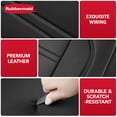 thumbnail image 5 of Rubbermaid Leather Car Seat,Sport-Style Car Seat Cover,Breathable,Easy to Clean,Universal Fit for Cars,Trucks and SUVs Black, 5 of 8