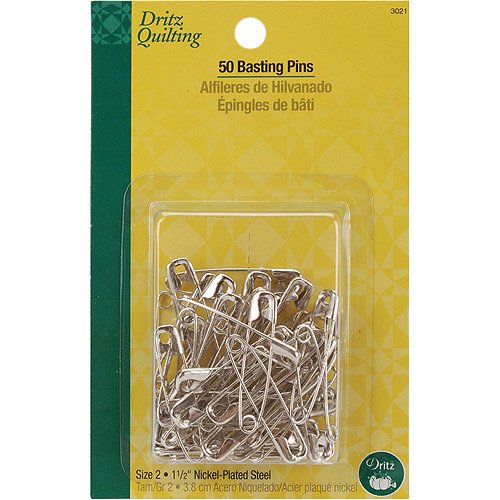 Dritz Quilting Basting Pins, Size 2, 50pk