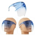thumbnail image 5 of Face Shield with Glasses See Through Transparent Clear Face Shield Anti-Fog Plastic Full Face Covering Reusable Full Cover Protective Visor, 5 of 7