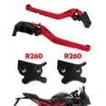 thumbnail image 1 of Levier de Frein d'Embrayage Long pour Moto, Compatible avec VESPA GTS 300 Super Rouge, 1 of 10