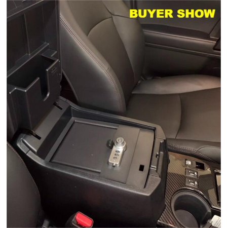 Kojem Safe Center Console Car Safe Interior Storage Lock Gun Safe Box for Toyota 4Runner 2014-2022 Replaces 00016-86184 00016-34174