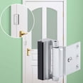thumbnail image 1 of LOVEVER 1PC Home Security Reinforcement Door Lock - Childproof Door Locks for Front Door Kids Safety  Withstand 800 lbs for Inward Swing Doors  Add Extra Flip Lock Latches to Defend Apart, 1 of 9