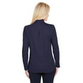 thumbnail image 3 of Devon & Jones CrownLux Performanceâ„¢ Ladies' Plaited Long Sleeve Polo - DG20LW, 3 of 4