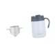 thumbnail image 5 of Cafetera de goteo manual con aislamiento térmico, cafetera de acero inoxidable. blanco sin cuchara, 5 of 9