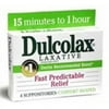 Dulcolax 1046245-BX 10 mg Strength Bisacodyl Suppository Laxative Dulcolax Tablet - Pack of 8