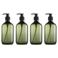 thumbnail image 1 of Dispensador de champú con bomba de 300 ml, botellas dispensadoras de jabón de 300 ml para gel de ducha, champú, jabón líquido (verde), Seuçais STOL, 1 of 5