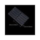 thumbnail image 2 of 10pcs, Clear Door Anti-Collision Pad, 2.48in*0.39in Silicone Sealing Strip, Clear Anti-Collision Sealant Tape For Household, Transparent Mute Strip, 2 of 5