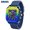 Blue Yellow, variant on Men SMAEL Silicone Band Square Waterproof Dual Time Digital Quartz Sports Wristwatch