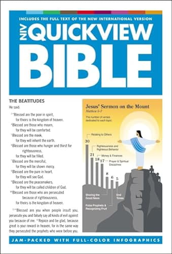 Pre-Owned Quickview Bible-NIV: Visual Snapshots of God's Word (Hardcover) 0310442303 9780310442301