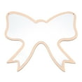thumbnail image 4 of Raindrops Mirrors for Wall Decor Bow Decoration Nordic Style Mirror Baby 32X28CM Khaki, 4 of 8