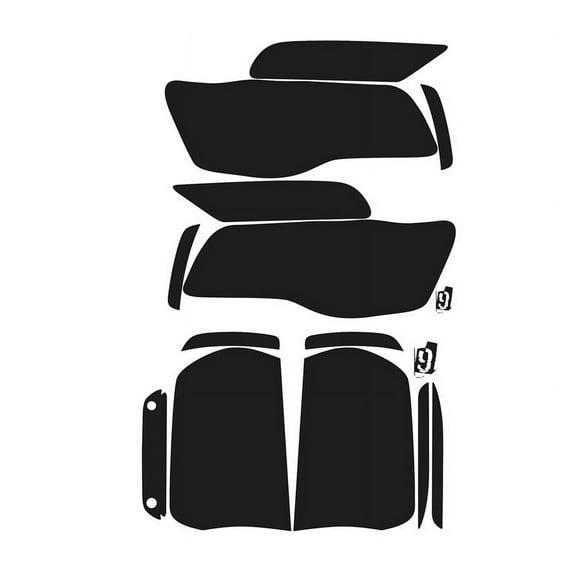 Subject 9 - Fits: Chysler 300 Pre-Cut Vinyl Overlay Tint Complete Headlight and Taillight Covers Plus (2015 2016 2017 2018 2019 2020 2021 2022 2023) DARK