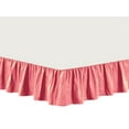 thumbnail image 2 of The Great American Store Premium 1800 Series Brushed Microfiber Easy Fit Gathered Style Ruffled Bed Skirt - 14 Inch Drop Length (Expanded Queen Size, Solid Blush) - Covers Bed Legs & Frame, 2 of 4