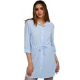 thumbnail image 1 of Vestido camisero Roman Fashion modelo 0848 azul M, 1 of 5