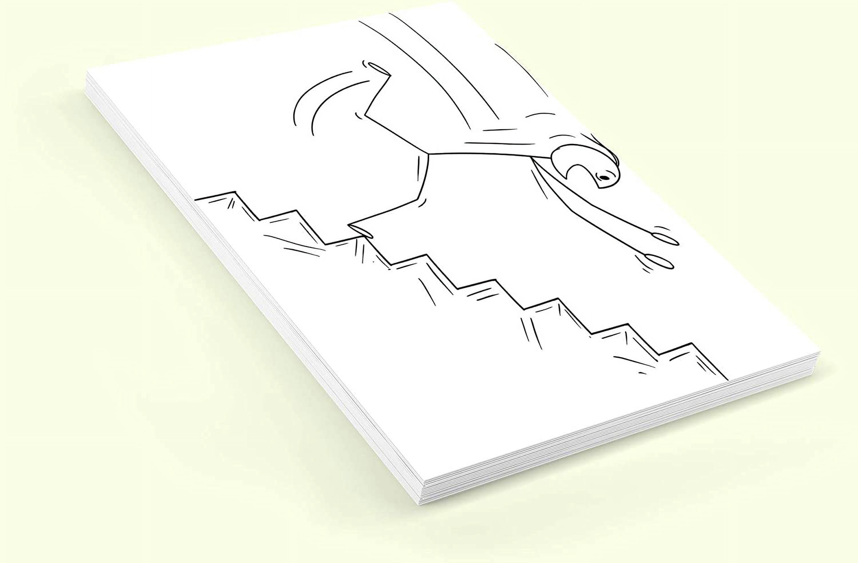 Blank Memo Note Pads for Desk - 8.5" x 11" - White Bond Paper - 13 Pads with 50 Sheets Each - Made in the USA
