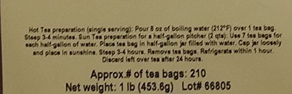 STARWEST YERBA MATE GRN TEA BAGS ORG 1 LB