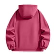 thumbnail image 6 of Stamzod Mens Rain Jackets Waterproof with Hood Outdoor Hiking Windbreaker Jacket Lightweight Rain Coats for Men Hot Pink-3 XXL, 6 of 6