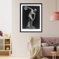 thumbnail image 3 of Historic Framed Print, Discobolo di Mirone, Sala della Biga, Mus. Vatic., Roma.Anderson., 17-7/8" x 21-7/8", 3 of 9