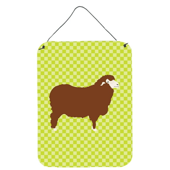 Carolines Treasures BB7807DS1216 Merino Sheep Green Wall or Door Hanging Prints