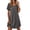 Gray, variant on Ekouaer Womens Nightgowns Short Sleeve Sleepshirt V Neck Top Shirt Dress Soft Nightshirts Loose Loungewear