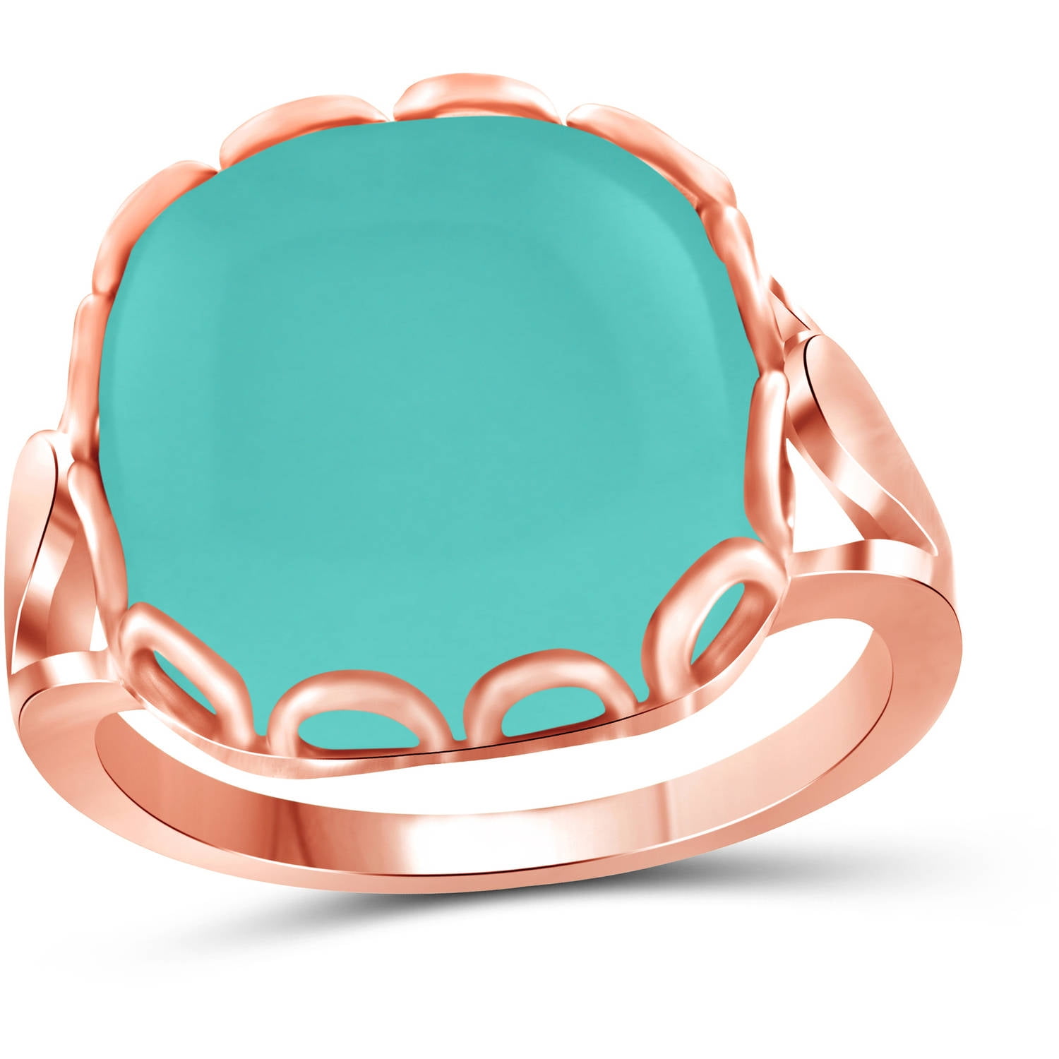 JewelersClub 10-3 4 Carat T.G.W. Chalcedony Rose Gold over Silver Fashion Ring by JewelersClub