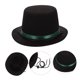 thumbnail image 5 of Luxshiny Wear Resistant Black Pet Bowler Hat for Dogs and Cats Comfortable and Lightweight, 5 of 8